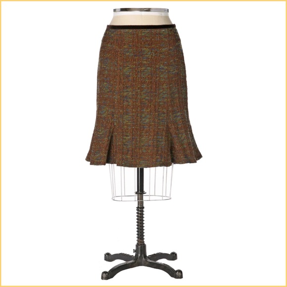 2005 Anthro “Hickory Tweed Skirt” by C.C. Outlaw - Picture 2 of 16